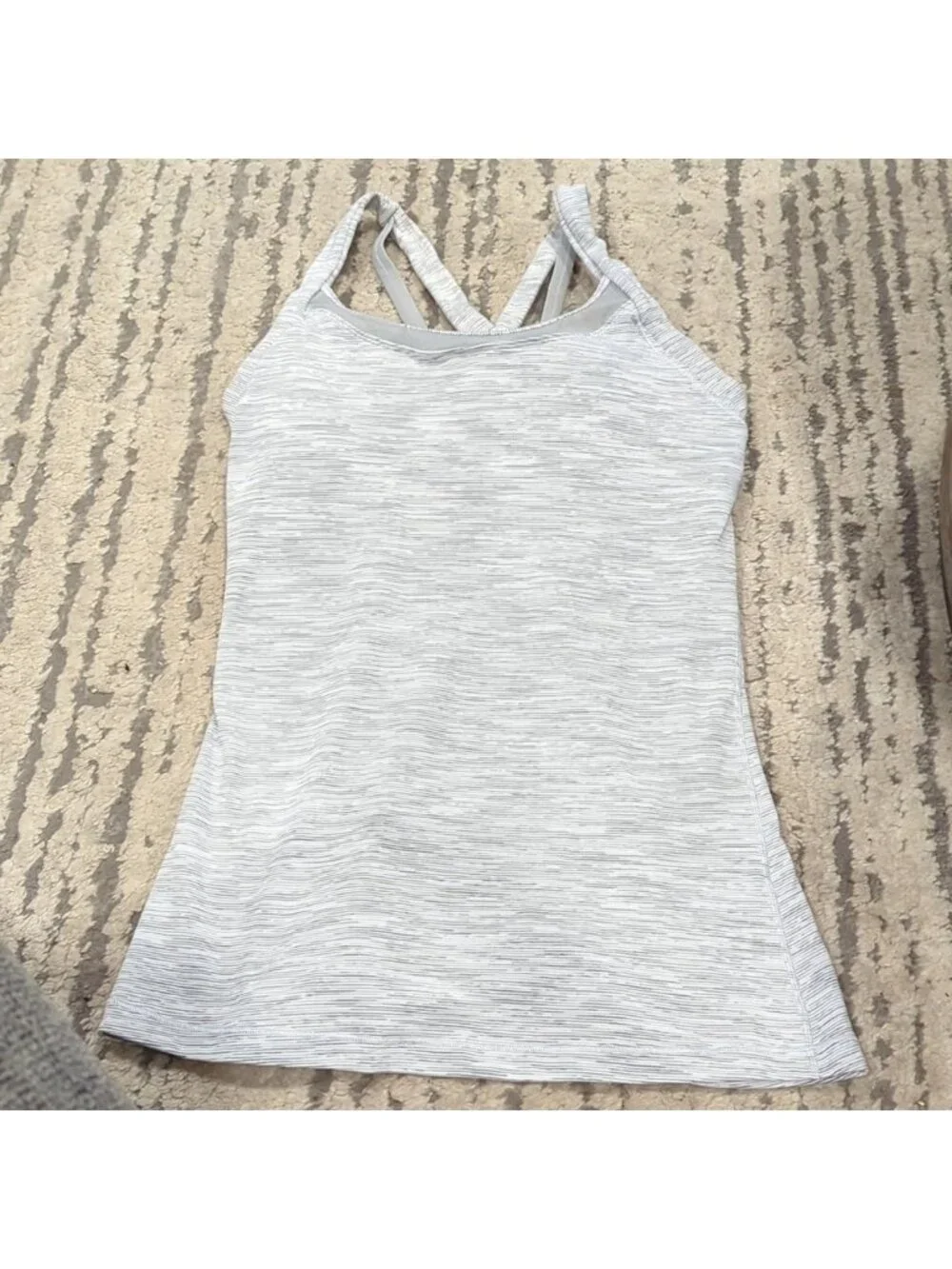 Lululemon Rally Your Heart Tank Wee Are From Space Nimbus Battleship like new